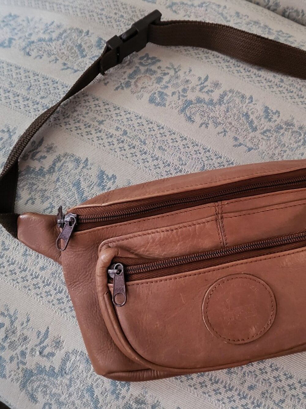 Genuine Italian Leather Vintage Fanny Pack Firenze Made in Italy Belt Bag